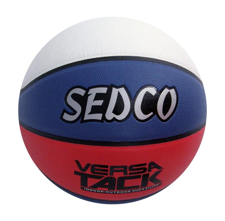 SEDCO Míč basket syn.kůže TOP ACTION 7 varianta: červeno/bílo/modrý
