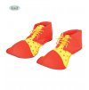 Klaunské boty červeno-žluté