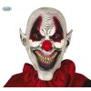 Latexová maska psycho klaun Halloween