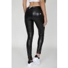 Hugz Black Faux Leather Mid Waist S