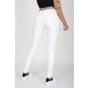 Hugz White Faux Leather Mid Waist XL