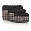 Heys Exotic Packing Cube Set Yellow plaid – sada 3 ks