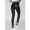 Hugz Black Faux Leather High Waist XL