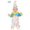 Baby barevný klaun dětský kostým  Baby coloured clown costume