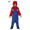 Pyžamo Mario řidič vlaku dětský kostým  Pajamas train driver Mario child costume