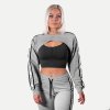 Better Bodies Crop Mikina Chrystie Grey M