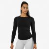 Better Bodies Tričko Nolita Seamless Long Sleeve Black Melange