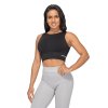 Better Bodies Top Rib Seamless Black Melange S