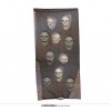 Závěs s lebkami Halloween 75x158 cm