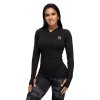 Better Bodies Tričko Performance Long Sleeve Hood Black and Grey M