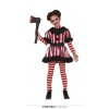 Hororový klaun CIRCUS - strašidelná panenka kostým dětský