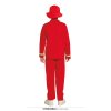Hasičský oblek červený unisex