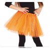 Dětská tylová sukně Tutu oranžová s flitry 30 cm