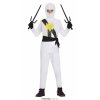 Bílý ninja bojovník dětský kostým
