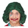 Pánská zelená paruka střední délky v boxu