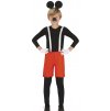 Set Mickey Mouse pro děti - čelenka, nos, rukavice, kraťasy