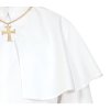 Elegant Pope Costume for Adults - White Cassock and Cape