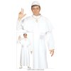 Elegant Pope Costume for Adults - White Cassock and Cape