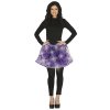 Fialová tutu sukně s čarodějnicemi