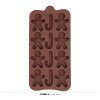 Silikonová vánoční forma na 6 cookies, 10x20 cm