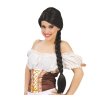 BLACK PLAITED WIG (BOX CONTAINER)