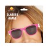 Pink Party Wayfarer Glasses - 80s - Fiestas Guirca
