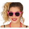 Pink Party Wayfarer Glasses - 80s - Fiestas Guirca