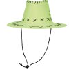 Green cowboy hat for adults