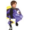 Detský kostým Dory – fialová rybka so žltými plutvami