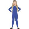 Children's blue long-sleeved leotard