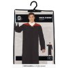 Elegant man's black Harry Potter robe with hood
