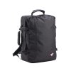 CabinZero Classic Ultra-light Absolute Black batoh do letadla + visačka na zavazadlo dle vlastního výběru