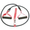 Posilovač Elastické lano s úchopy (Varianta červená)