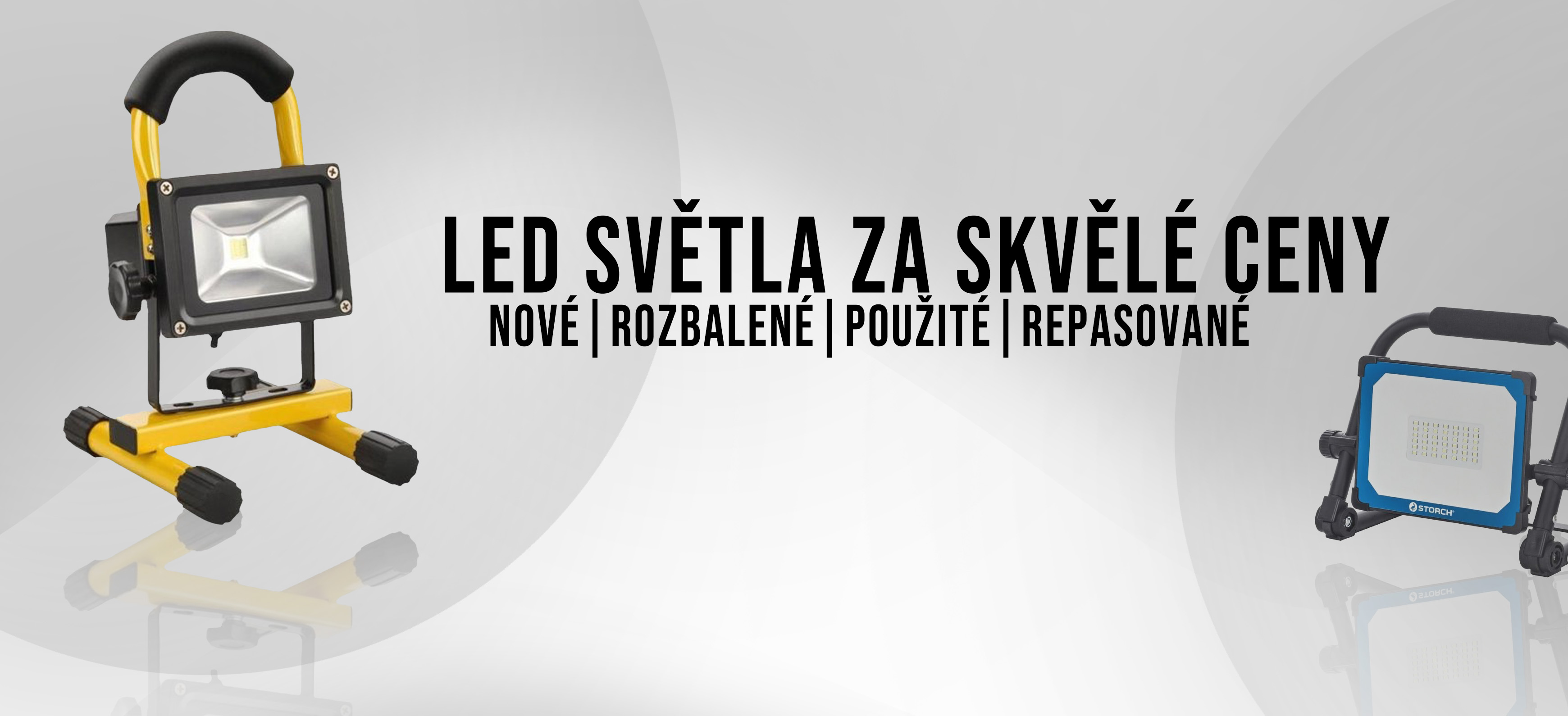 LED světla reflektory
