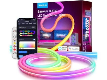 Neonový LED pásek Gaoxun 3m
