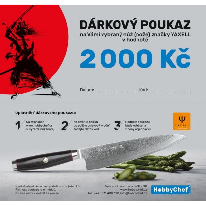 voucher Yaxell DL 2000 Kč