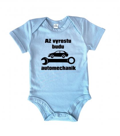 Dětské body pro automechanika - Až vyrostu budu automechanik