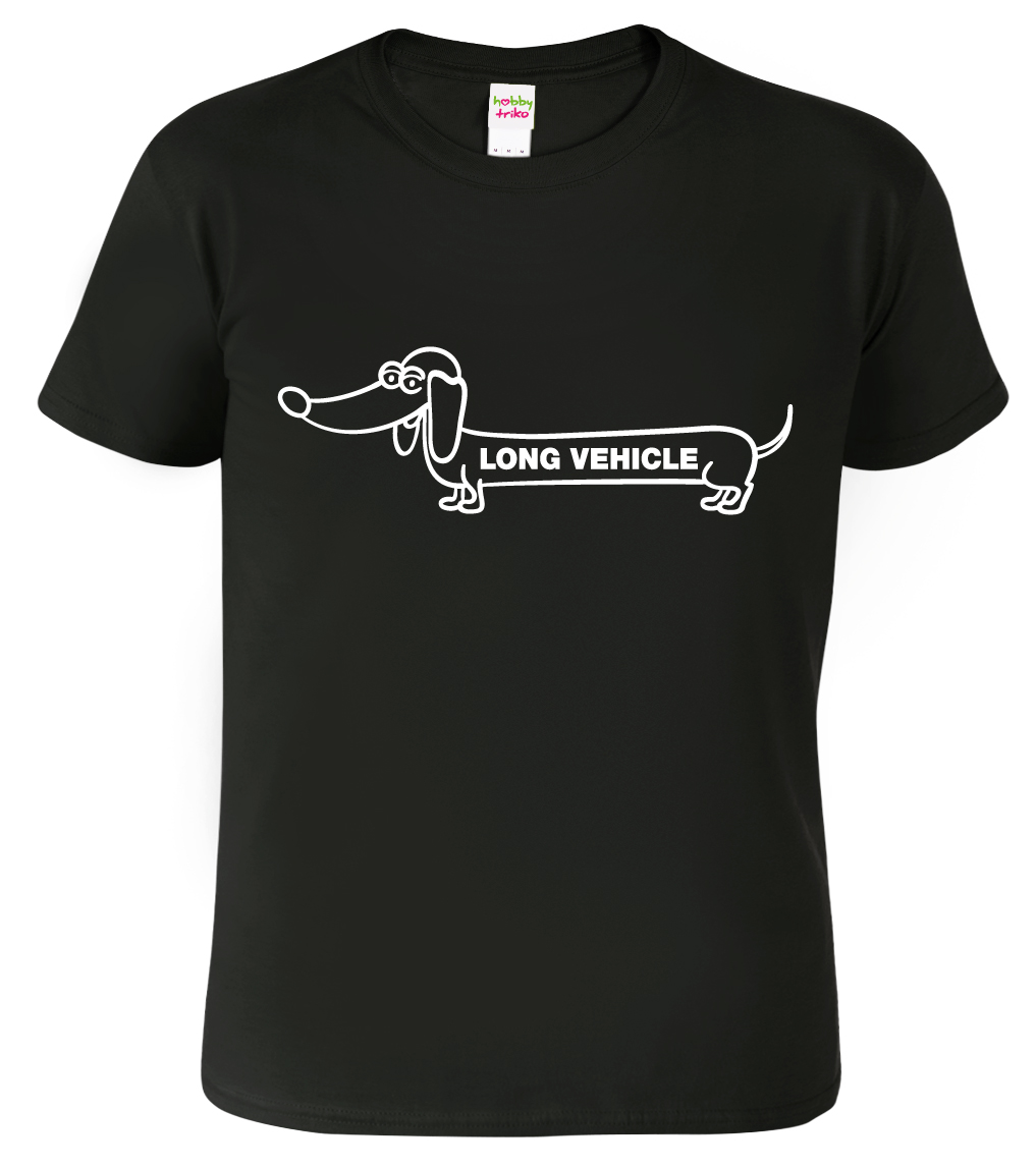 Vtipné tričko - LONG VEHICLE Barva: Černá (01), Velikost: M