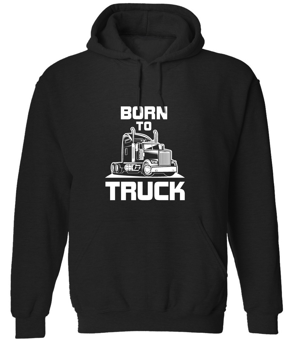 Mikina pro kamioňáka - Born to Truck Barva: Černá, Velikost: L