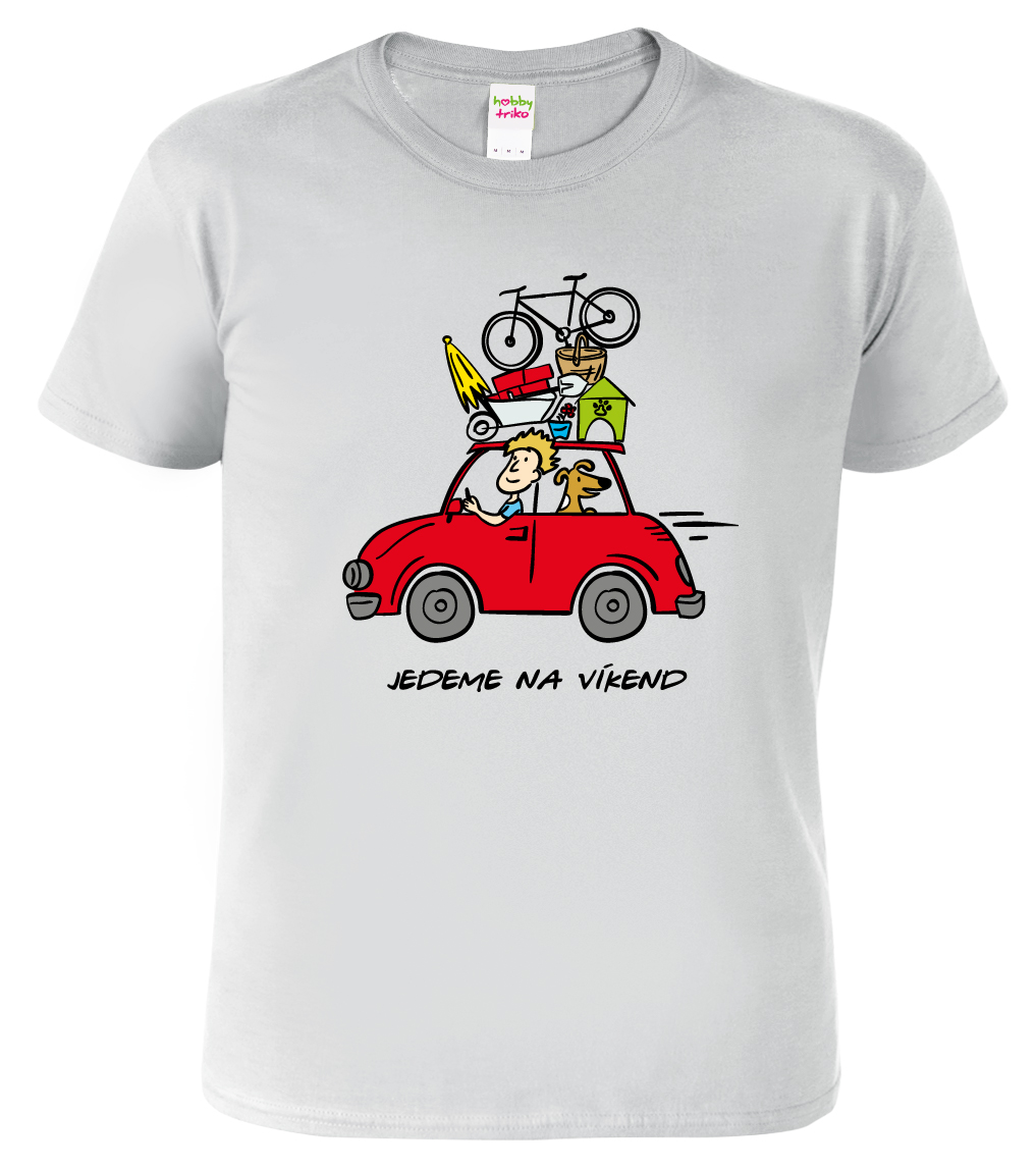 Dětské tričko pro chalupáře - Chalupáři Barva: Světle šedý melír (03), Velikost: 10 let / 146 cm