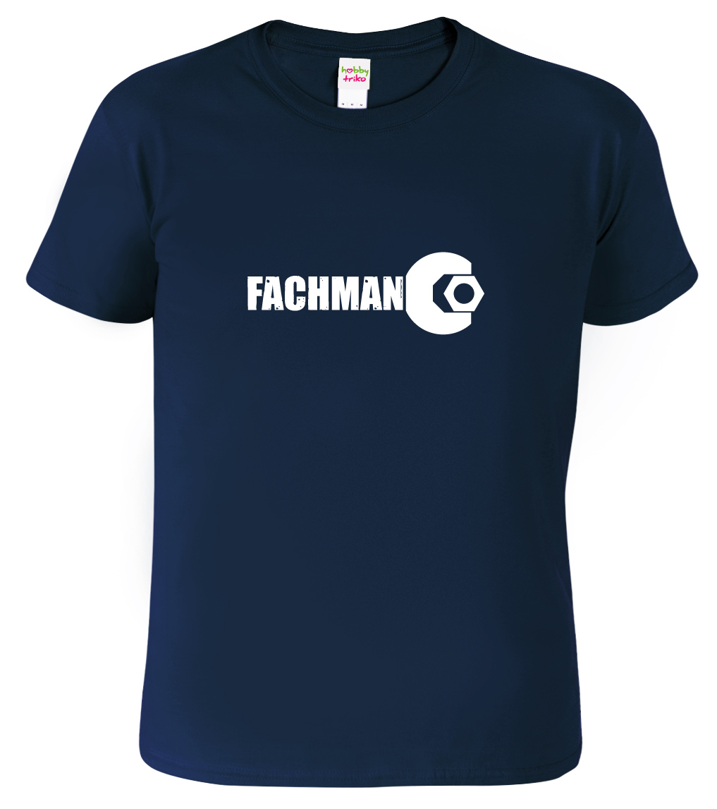 Pánské tričko pro kutila - Fachman Barva: Námořní modrá (02), Velikost: 4XL