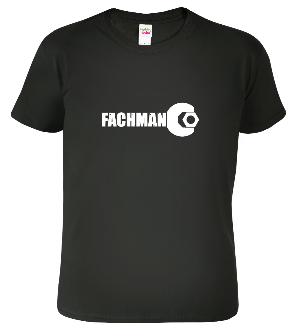 Pánské tričko pro kutila - Fachman Barva: Černá (01), Velikost: XL