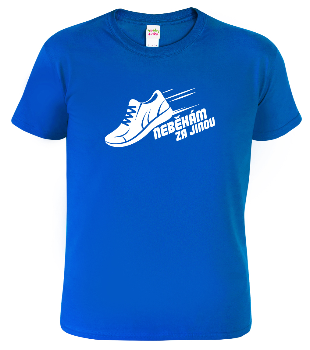 Pánské běžecké tričko - Neběhám za jinou Barva: Královská modrá (05), Velikost: L