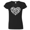 Dámské tričko pro houbaře - Houbařské srdce