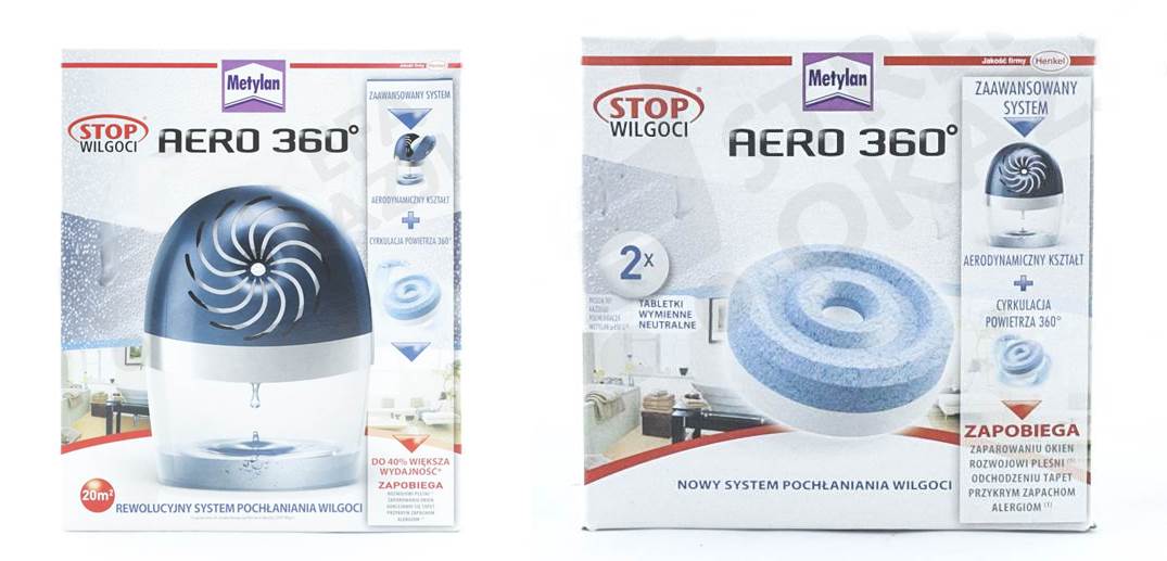 Aero 360 absorbér vlhkosti pre miestnosti