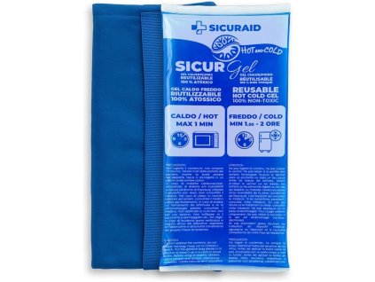 SICURAID Opakovane použiteľný gélový ľadový obklad (1 veľké balenie + 1 vrecko)