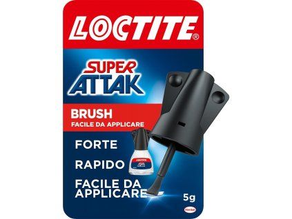 colla super attak brush applicatore a pennello 5 gr loctite
