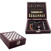 InnovaGoods Chess Wine set -darčekový šachovnicový set pre vinárov