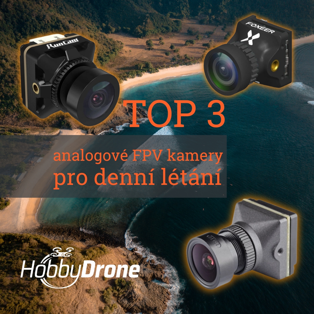 3 nejlepší analogové FPV kamery pro denní létání