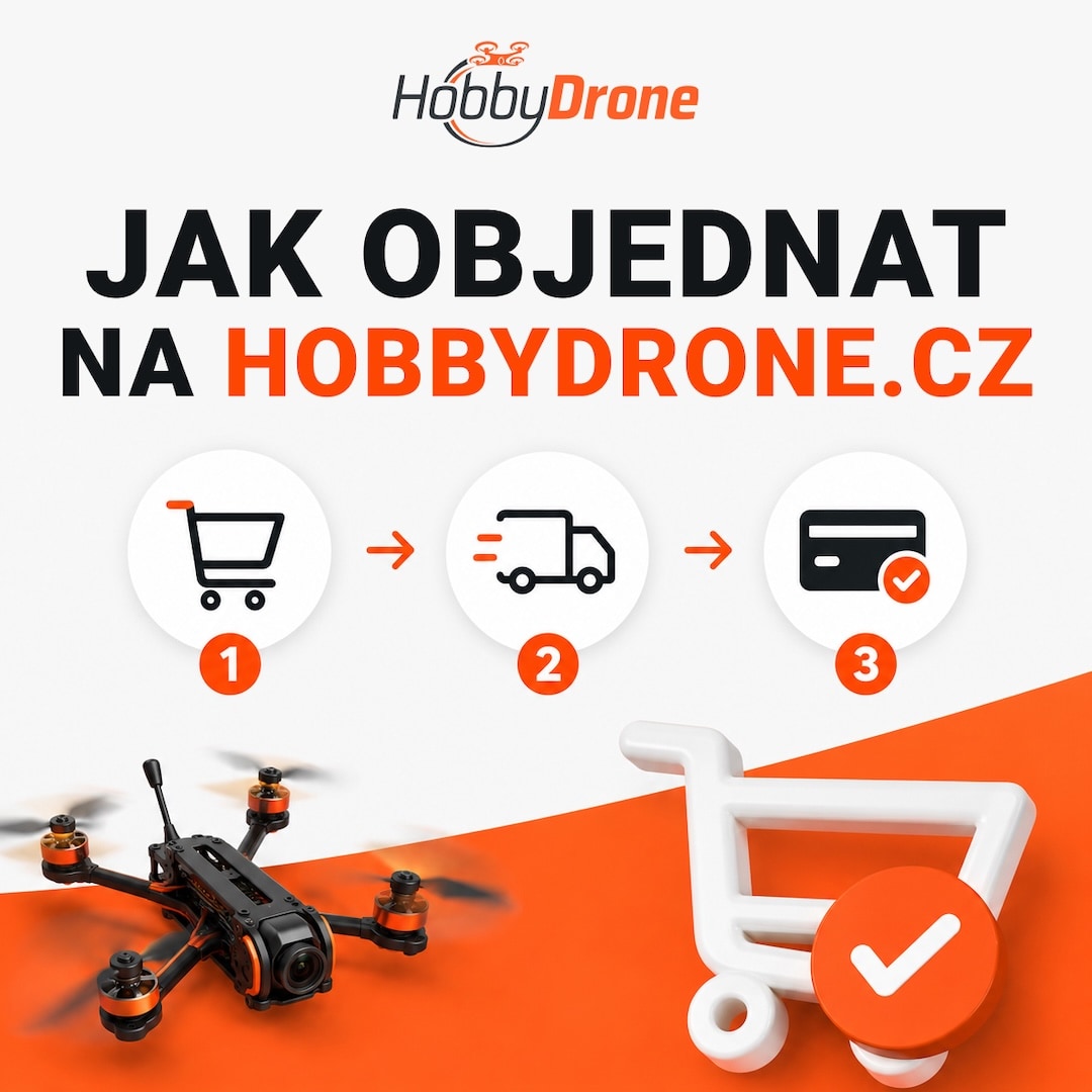 Jak vytvořit objednávku na HobbyDrone.cz: krok za krokem